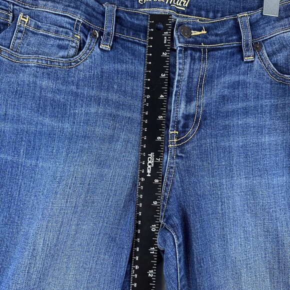 Old Navy Women's Straight Leg Jeans Sweet Heart Medium Wash Blue Size 10 Short - Picture 7 of 10